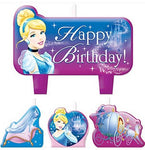 Amscan Party Supplies Cinderella Birthday Candle Set (4 count)