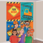 Amscan Party Supplies Construction Scene Setter with Props Decorations
