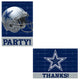 Dallas Cowboys Invite and Thank You Set (8 count)