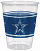Vasos de plástico de los Dallas Cowboys (25 unidades)