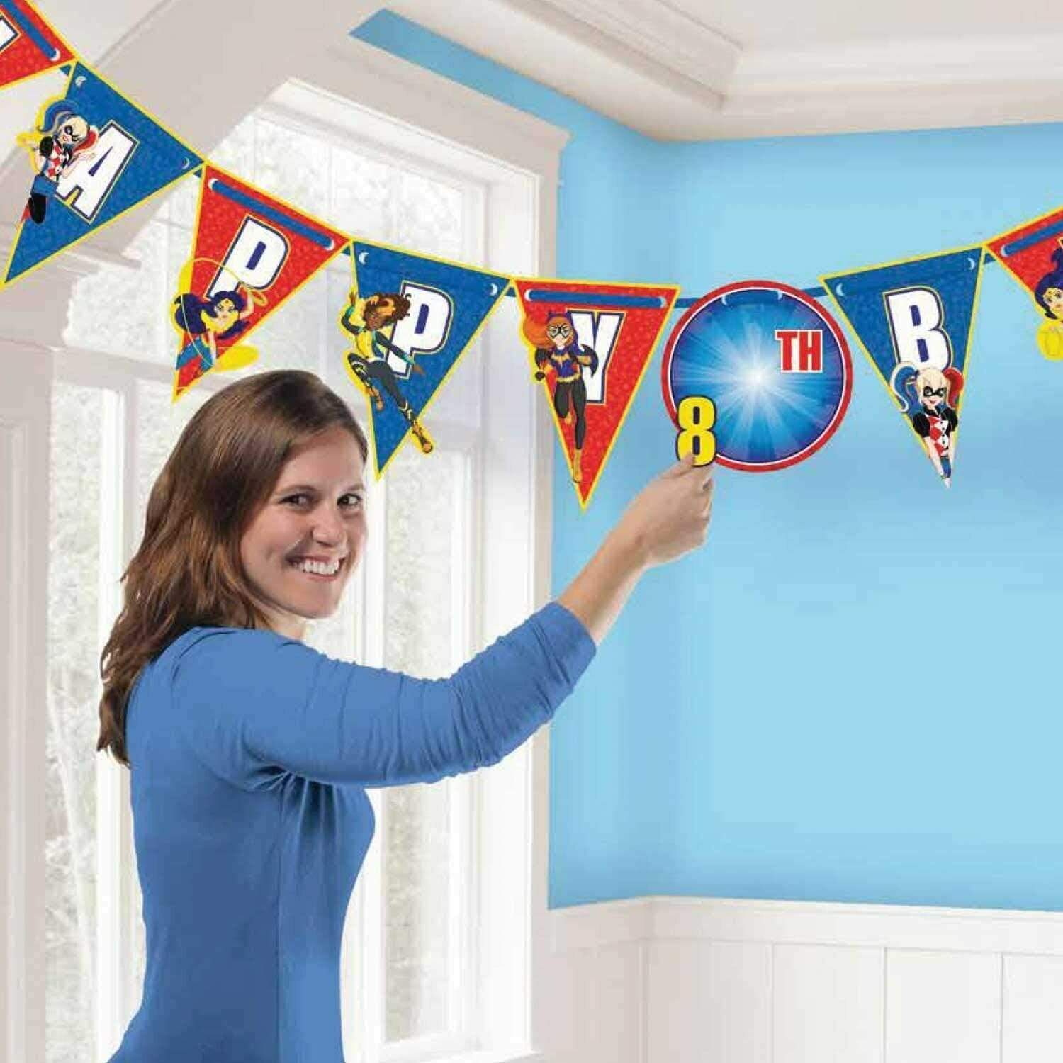 DC Super Hero Girls Birthday Customizable Age Banner – instaballoons Wholesale dc-super-hero-girls-birthday-customizable-age-banner-instaballoons-wholesale