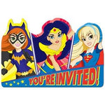 Amscan Party Supplies DC Super Hero Girls Invitations (8 count)