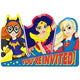 Invitaciones de DC Super Hero Girls (8 unidades)