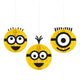 Despicable Me Honeycomb Decoraciones (3 unidades)