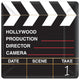 Hollywood Movie Clapboard Plates 7″ (18 count)