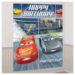 Amscan Party Supplies Disney Cars 3 Scene Setter (5 count)