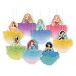 Amscan Party Supplies Disney Princess Deluxe Fluffy Hanging Decorations (8 count)