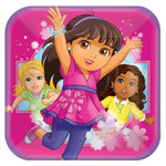 Amscan Party Supplies Dora & Friends 9in Square Plates 9″ (8 count)