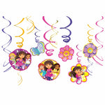 Amscan Party Supplies Dora & Friends Swirl Decoration Kit ( count)