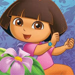Amscan Party Supplies Dora the Explorer Flower Adventure Small Napkins (16 count)