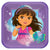 Amscan Party Supplies Dora the Explorer Square Plate 7″ (8 count)