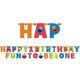 Banner de edad personalizable de cumpleaños de Elmo
