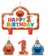 Elmo Turns One Candle Set (4 count)