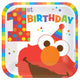 Elmo Turns One Square Plates 9″ (8 count)