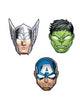 Máscaras épicas de los Vengadores (3 unidades)