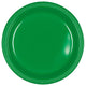 Platos Verde Festivo de 7″ (20 unidades)