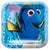 Amscan Party Supplies Finding Dory 7in Square Plates 7″ (8 count)