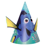 Amscan Party Supplies Finding Dory Cone Hats (8 count)