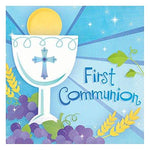 Amscan Party Supplies First Communion Blue Napkin (36 count)