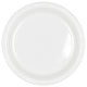 Frosty White 7" Plastic Plates (20 count)
