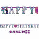 Banner de edad personalizable de cumpleaños de Frozen