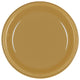 Gold 9" Plastic Plates (20 count)