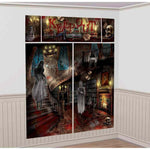 Amscan Party Supplies Haunted Mansion House Halloween Wall Decorating Kit