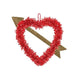 Heart Decoration w/ Gold Arrow Tinsel