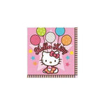 Amscan Party Supplies Hello Kitty Lunch Napkins  (16 count)