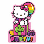 Amscan Party Supplies Hello Kitty Rainbow Invitations ( count)