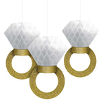 Amscan Party Supplies Honeycomb Ring Hanging Deco (3 count)