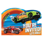 Amscan Party Supplies Hot Wheels Wild Invitations (8 count)