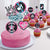 Amscan Party Supplies Internet Famous Paper Cake Topper Kit (12 piece set)
