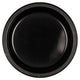 Jet Black 10" Plastic Round Plates (20 count)
