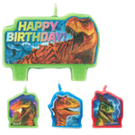 Amscan Party Supplies Jurassic World Birthday Candle Set (4 count)