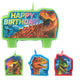 Juego de velas de cumpleaños Jurassic World (4 unidades)