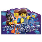 Amscan Party Supplies Lego Movie 2 Invitations (8 count)