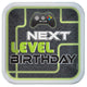 Platos de papel de videojuego de cumpleaños Next Level 9″ (8 unidades)