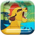 Amscan Party Supplies Lion Guard 7in Square Plates 7″ (8 count)