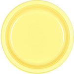 Amscan Party Supplies Lite  Yellow 10.25in Plates 20ct 25″ (20 count)