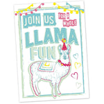 Amscan Party Supplies Llama Fun Invitations (8 count)
