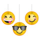 Emoji LOL Honeycomb Hanging Decorations (3 piece set)