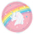 Amscan Party Supplies Magical Rainbow 9in Plates  9″ (8 count)