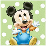 Amscan Party Supplies Mickey 1st Birthday Beverage Napkins (16 count)