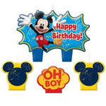 Amscan Party Supplies Mickey Birthday Candle Set (4 count)
