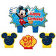 Juego de velas de cumpleaños de Mickey (4 unidades)