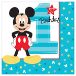 Amscan Party Supplies Mickey Fun One Beverage Napkins (16 count)
