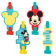 Mickey Fun One Blowouts (8 unidades)