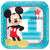 Amscan Party Supplies Mickey Fun One Square Plates 9″ (8 count)