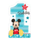 Invitaciones para el primer cumpleaños de Mickey Mouse Baby (8 unidades)